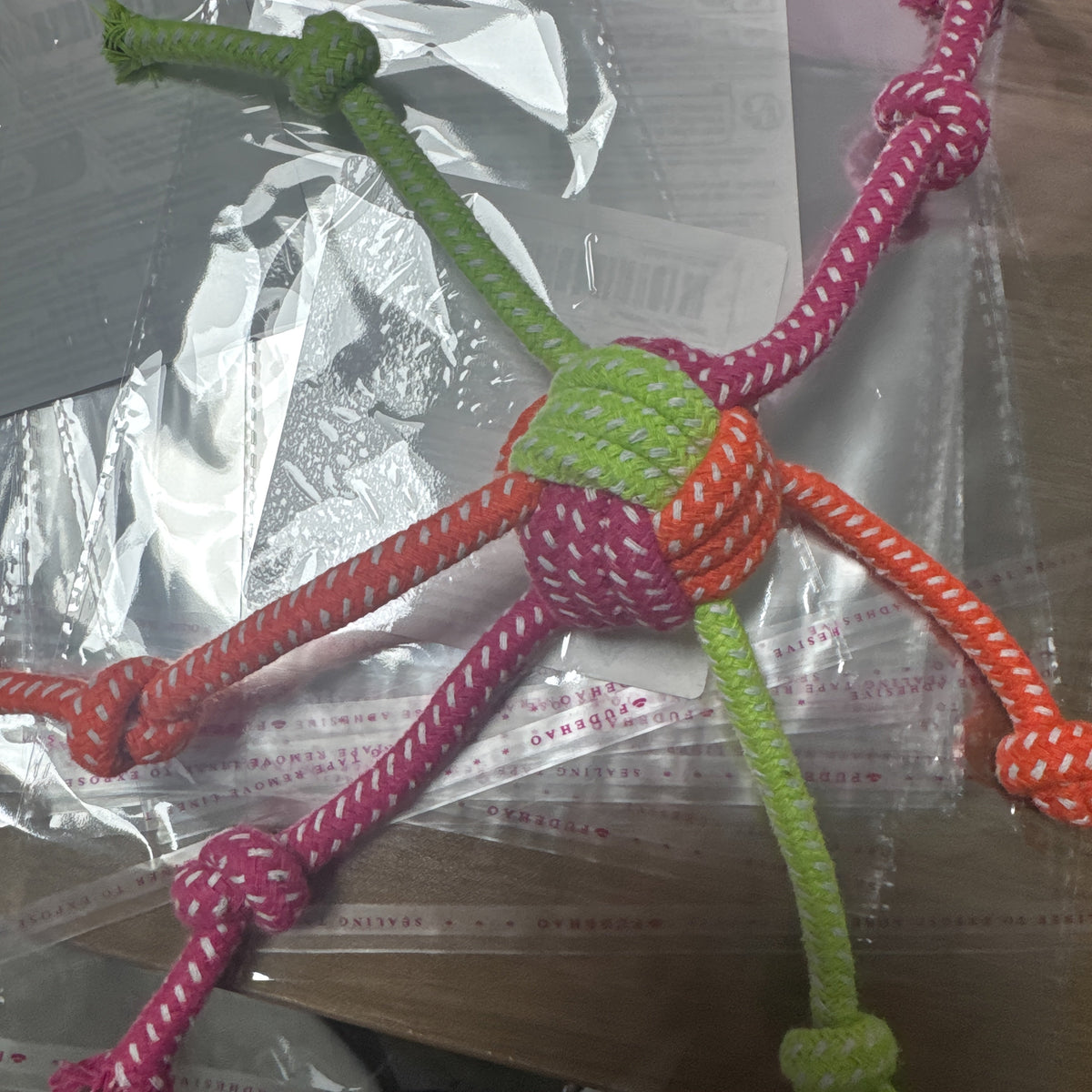 Lot de 2 jouets corde robustes pour chiens destructeurs – Jouet de traction ultra-résistant avec coutures renforcées, corde non toxique pour le nettoyage des dents des chiots et chiens adultes, alternative durable à l'os à mâcher