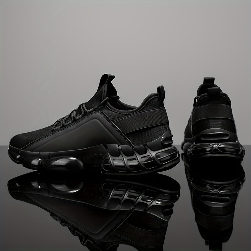 Baskets légères et respirantes pour hommes, semelle en PVC, chaussures de sport décontractées basses à lacets, bleu et noir, tailles US 6,5-12,5, usage quotidien, course à pied, entraînement, chaussures de sport