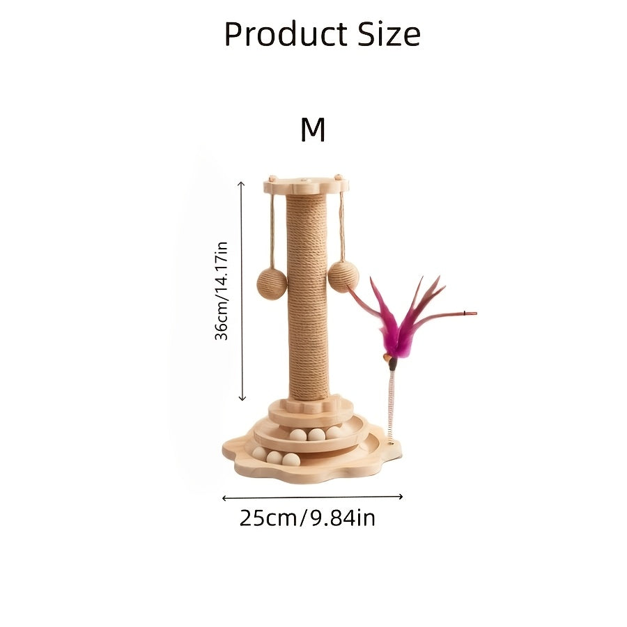 Arbre à chat et griffoir – Griffoir en sisal et bois massif, styles variés : champignon, dauphin, velours, hamac et planche verticale, tailles S/M/L/XXXL pour chats de tous âges