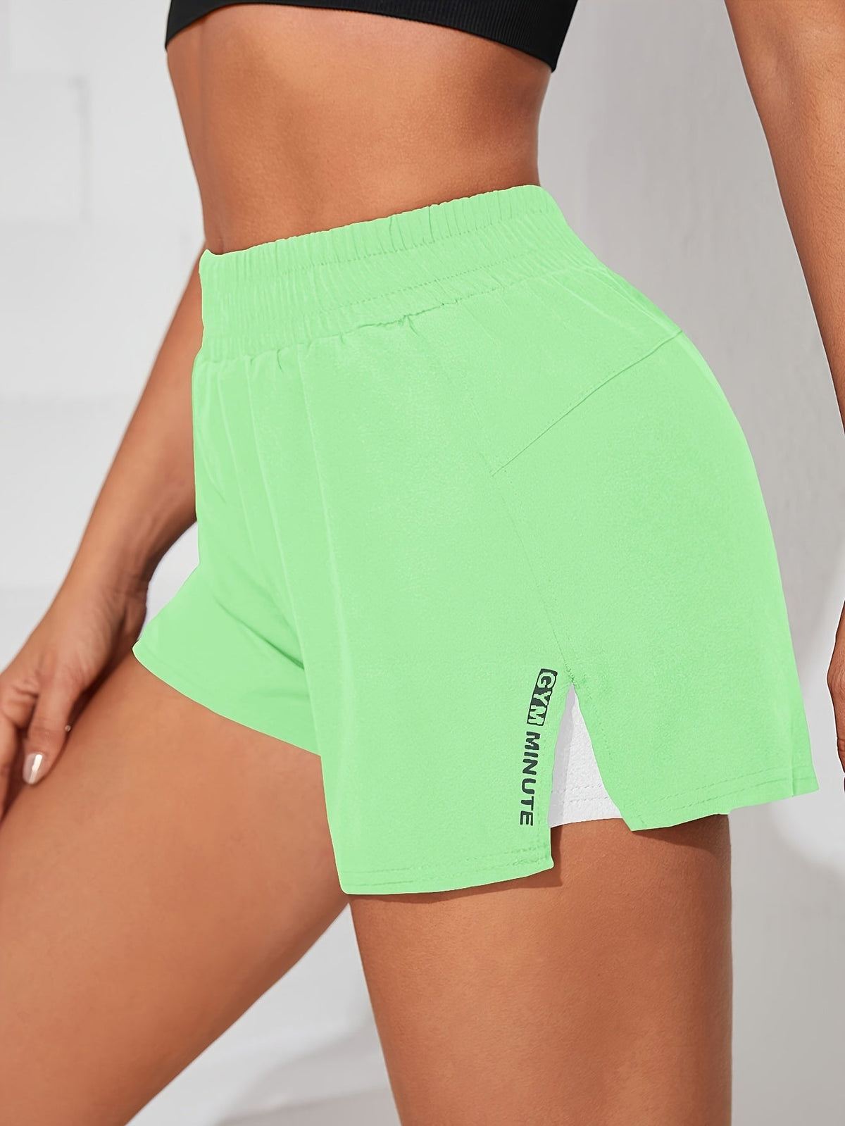 Short de yoga pour femme avec poche – Short de sport décontracté, extensible et opaque pour l'entraînement, la gym, la course à pied, printemps, été, automne