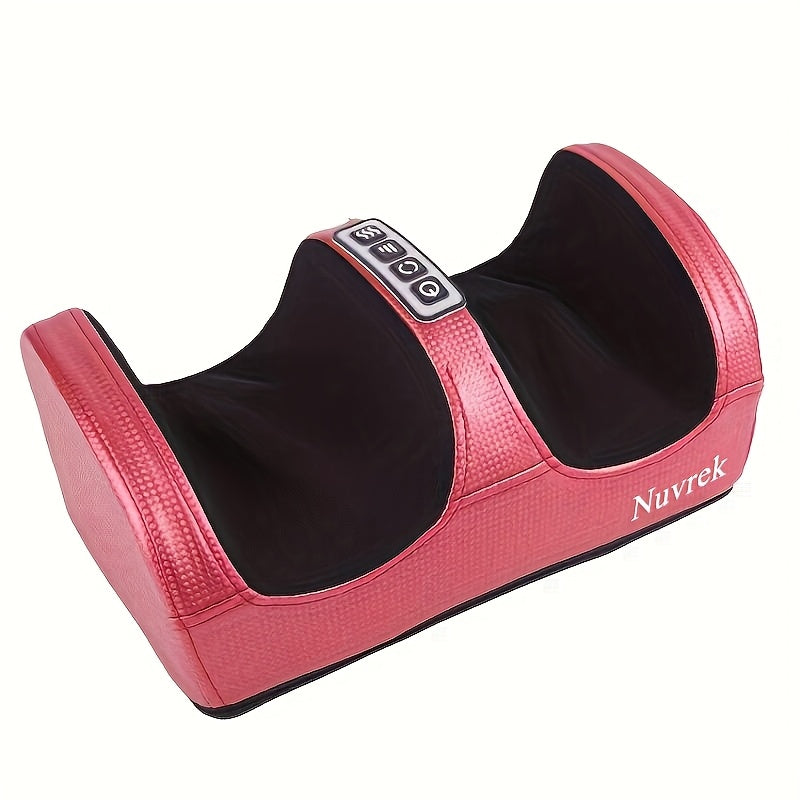 Appareil de massage des pieds chauffant pour la circulation et la relaxation – Pétrissage profond Shiatsu, compression d'air, masseur de pieds électrique, cadeau pour la fête des pères et la fête des mères
