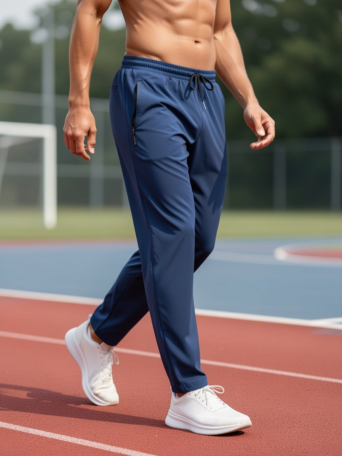 Pantalon de sport pour homme, lot de 3, léger, extensible, séchage rapide, pour course, escalade, activités en plein air – Vêtement de sport respirant multicolore pour l'été, S-XXXL