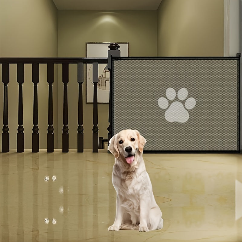 Barrière de sécurité pliable et portable pour animaux – Filet d'isolation en maille pliable pour portes intérieures, escaliers et pièces, disponible en petites et grandes tailles