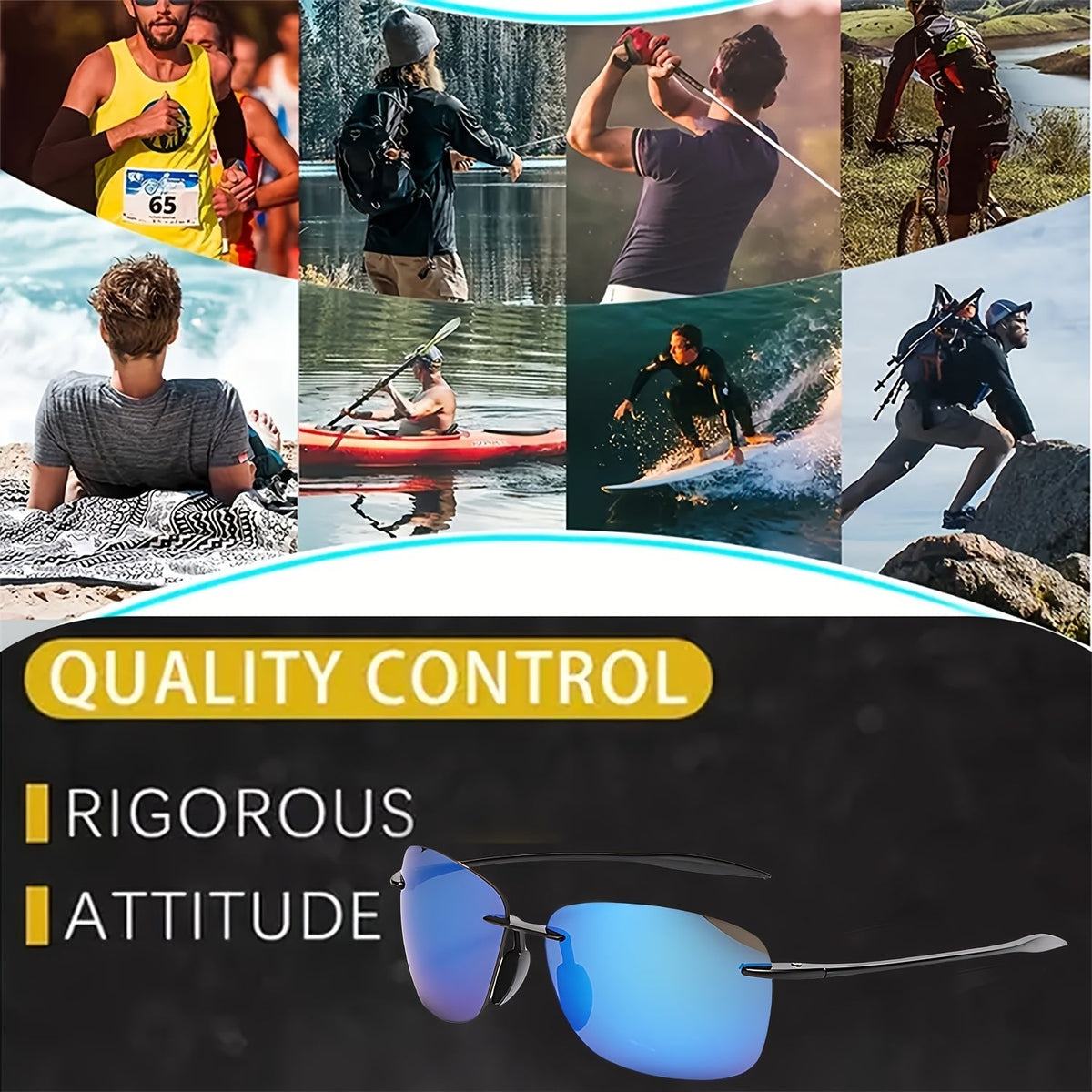 Lunettes de soleil polarisées pour hommes – Pack de 3 ou 6, protection UV400, verres HD anti-reflets, monture en polycarbonate légère, lunettes pour la conduite et les sports de plein air, lot cadeau pour lui