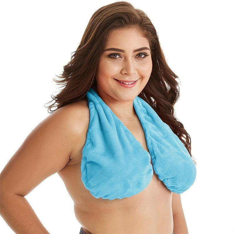Haut tube soutien-gorge serviette sans bretelles pour femmes, enveloppe de poitrine en peluche douce, absorbante et respirante pour la plage, le sport et le quotidien, plusieurs couleurs S M L