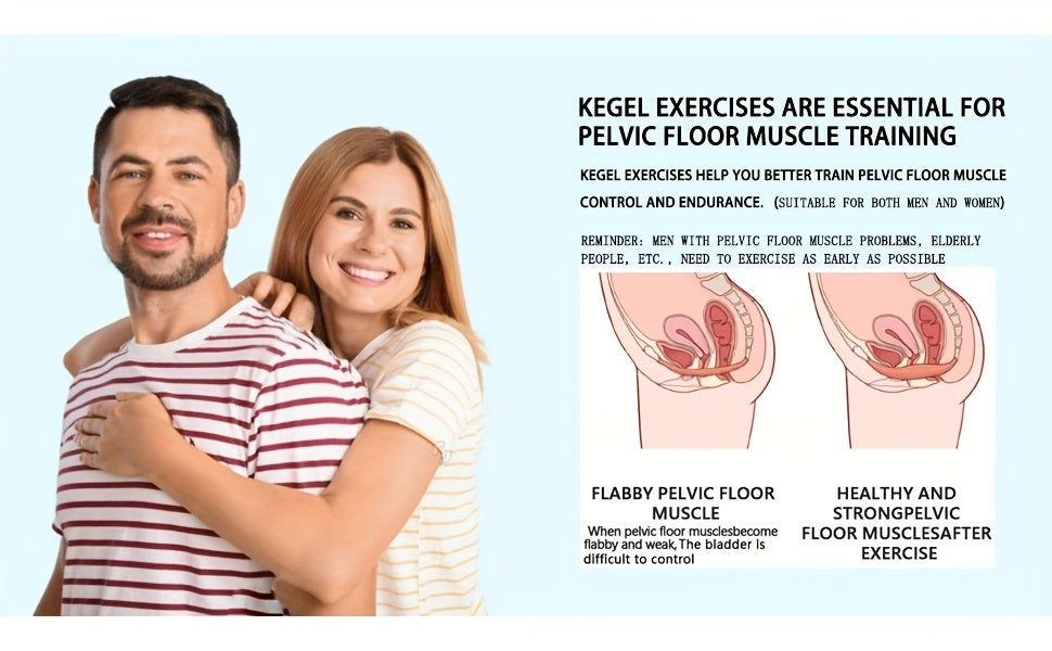 Coussin stimulateur électrique EMS pour le renforcement du plancher pelvien - Appareil d'exercices de Kegel pour la rééducation et la remise en forme à domicile pour hommes et femmes