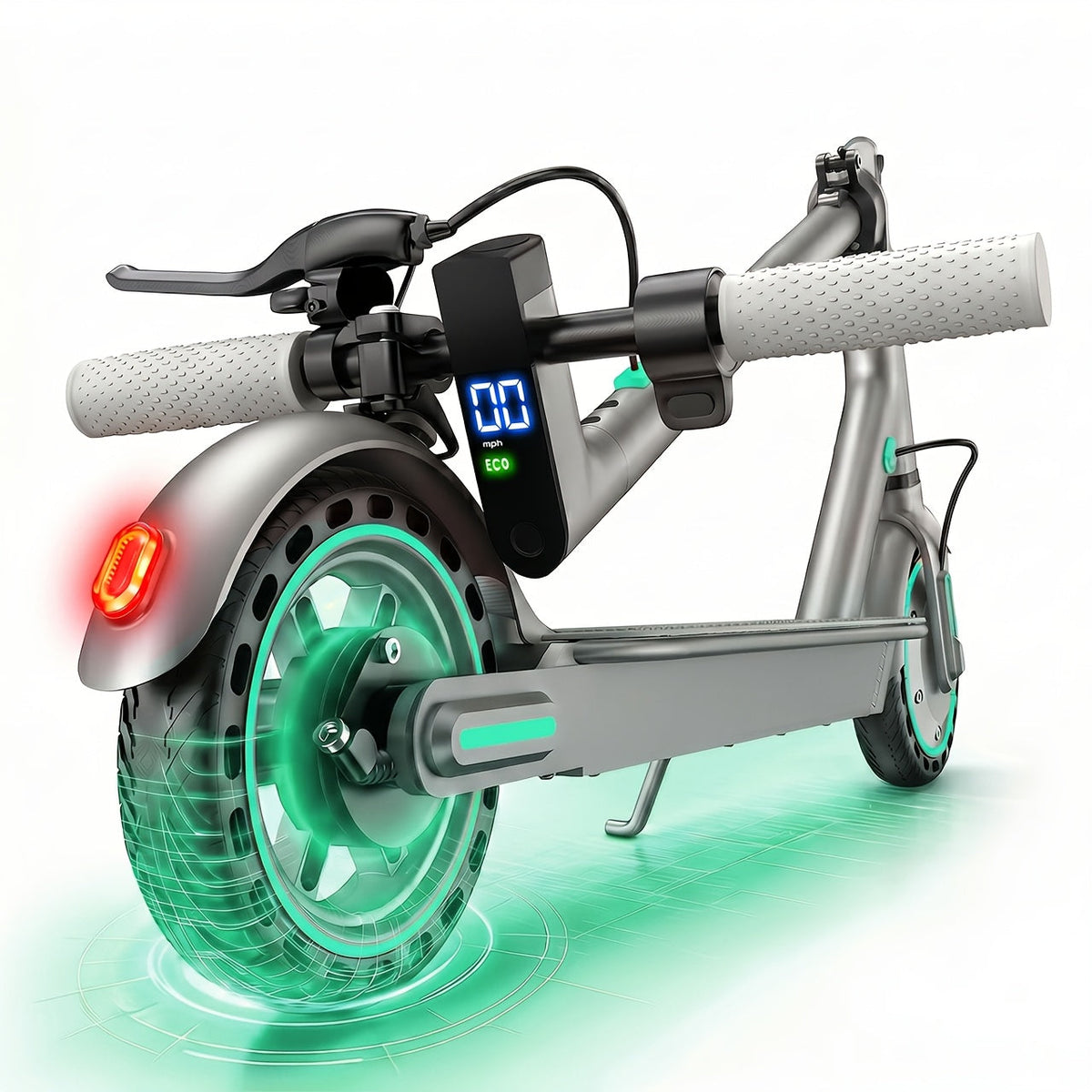 Trottinette électrique pliable 350W pour adultes - Vitesse maximale 30 km/h, batterie 7,8Ah autonomie 20 km, pneus pleins 8,5", écran LED intelligent, double frein | E-trottinette de ville légère, cadeau d'anniversaire