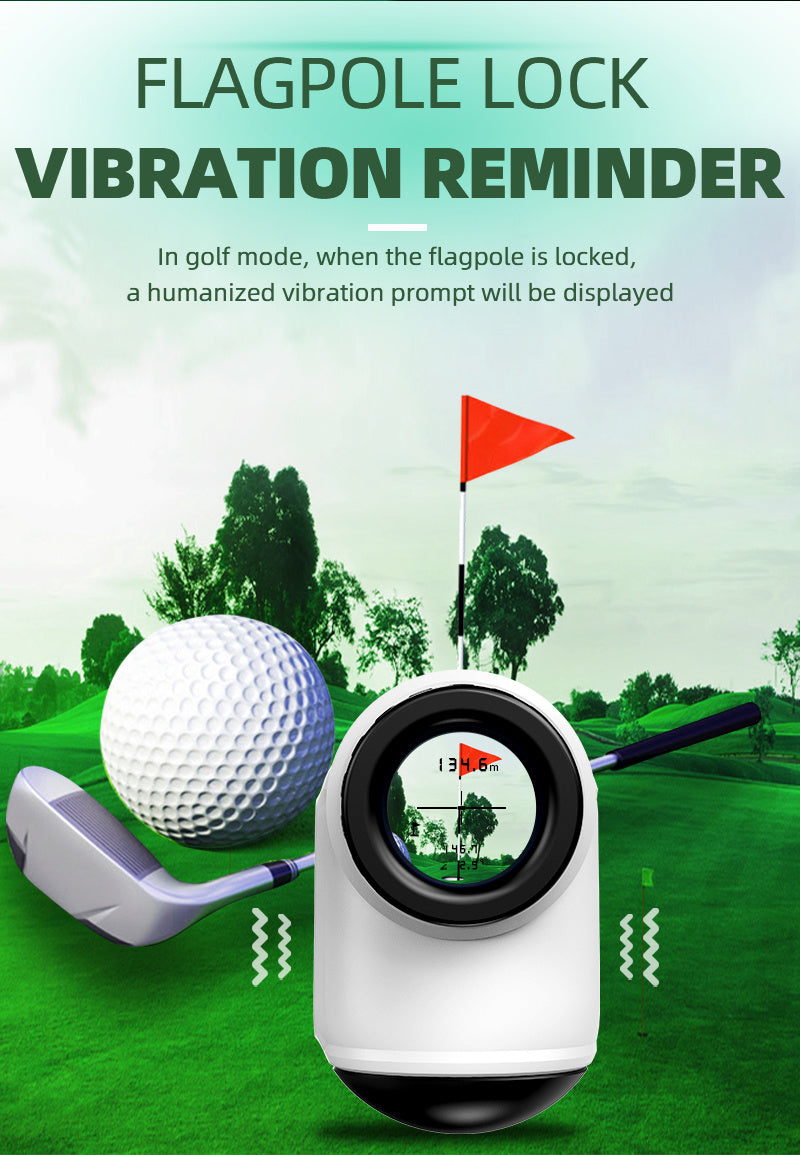 Télémètre laser Nohawk 1000 yards avec écran couleur latéral, rechargeable par USB, synthèse vocale en anglais, compensation de pente, alertes par vibration, 9 modes, unités M/Yard/Ft pour golf, chasse, disc golf, noir/blanc