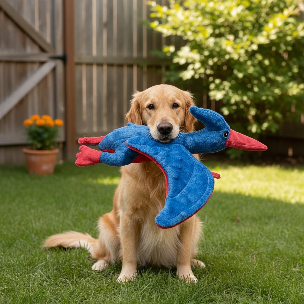 Jouet à mâcher grinçant pour chien - Peluche pour animaux de compagnie double couche douce, résistante aux déchirures et lavable pour chiens et chats, design cartoon pour toutes races et tailles, jouet compagnon interactif à mordiller avec son sonore