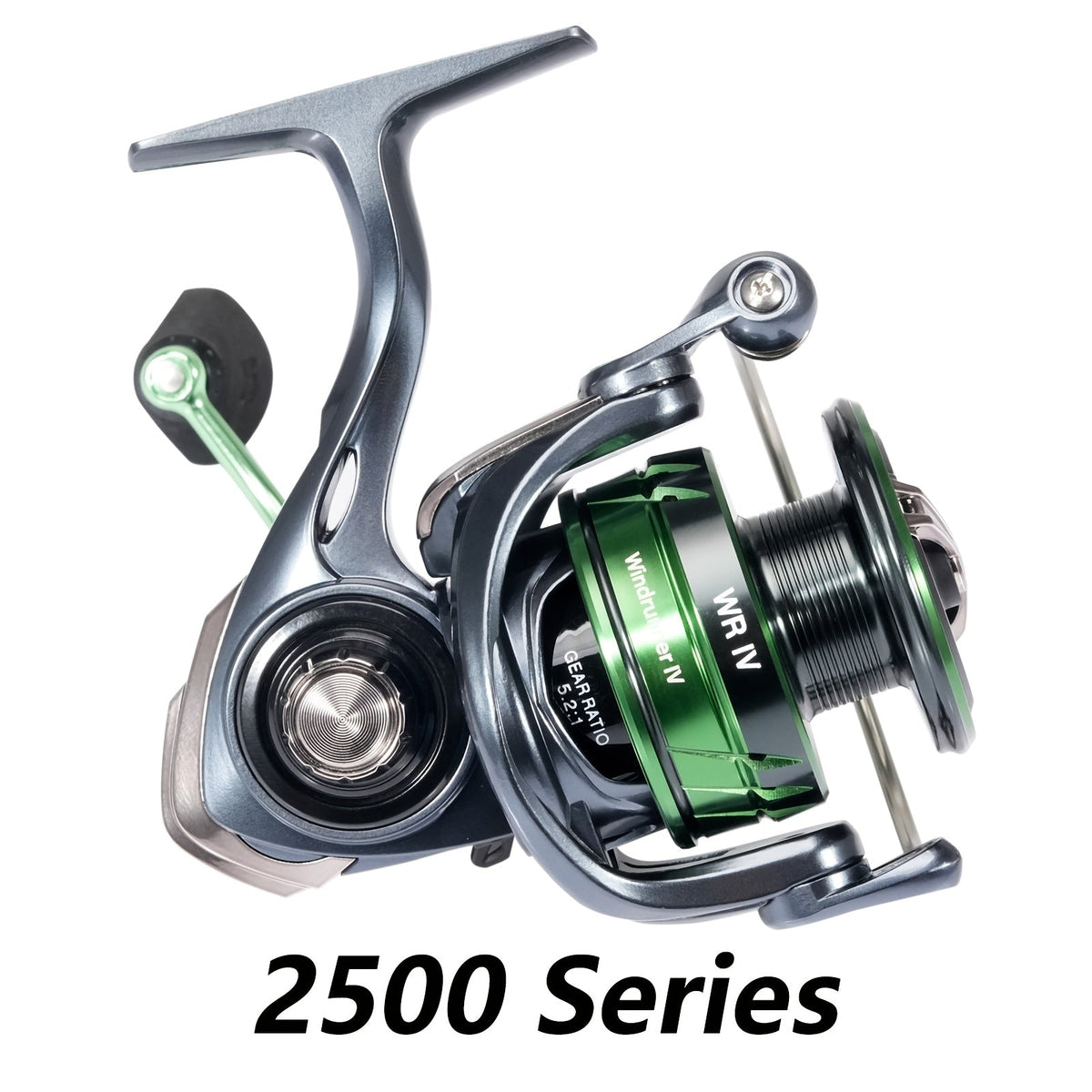 Moulinet de pêche Spinning SeaKnight série WR – 9+1BB, rapport de transmission 5.2:1, frein max 13 kg/28 lbs, frein à 3 disques en carbone, aluminium et acier inoxydable, moulinet pour eau douce et eau salée