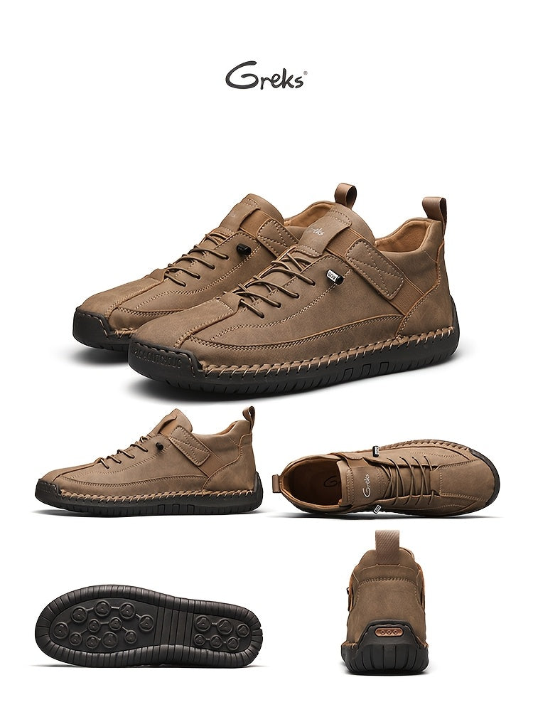 Bottines sans lacets pour hommes, mocassins mi-hauts légers, semelle amortissante antidérapante pour la marche, la conduite, le bureau décontracté, semi-formel, printemps, automne, UE 34,5-48
