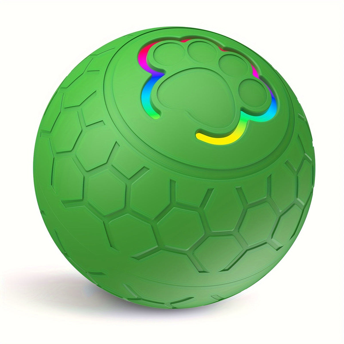 Balle intelligente rechargeable à rebond pour chien – Jouet interactif automatique à déplacement autonome avec mode intelligent pour chiens, jouet électrique rechargeable par USB pour jeux en intérieur et en extérieur