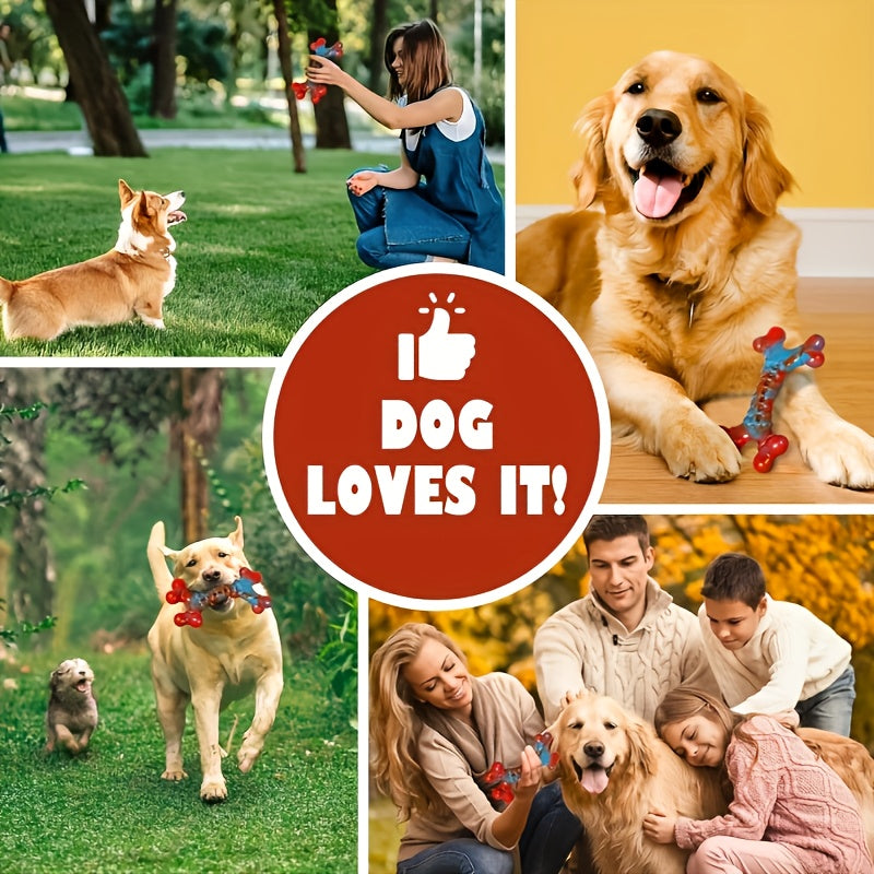 Jouets à mâcher indestructibles pour chiens, mâcheurs agressifs, grande race, jouet de dentition en nylon robuste, durable et solide, anti-ennui, jouet à mâcher interactif, occupe les chiens, rouge, 1 pce, 2 pces, 4 pces