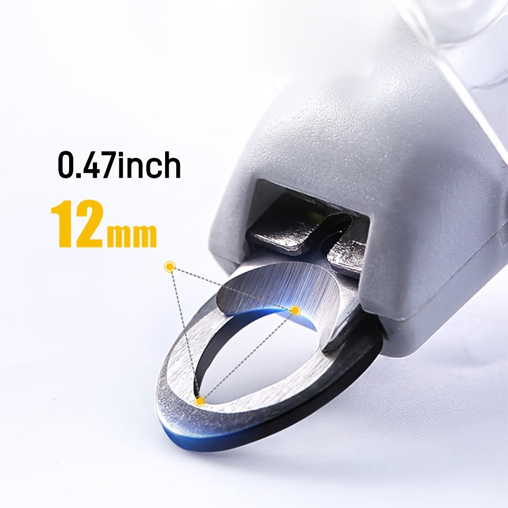 Lot de 2 coupe-griffes LED pour animaux avec poignée ergonomique antidérapante – Coupe-griffes précis et sûr pour chat et chien avec lumière LED intégrée pour un soin optimal, orange et gris, outil indispensable pour l'entretien des griffes