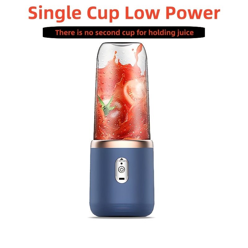 Mixeur personnel portable rechargeable par USB 1500 mAh – Blender à smoothies pour fruits et légumes en ABS de qualité alimentaire avec double tasse, mini mixeur multifonction pour la maison, les voyages et la salle de sport, coffret cadeau inclus