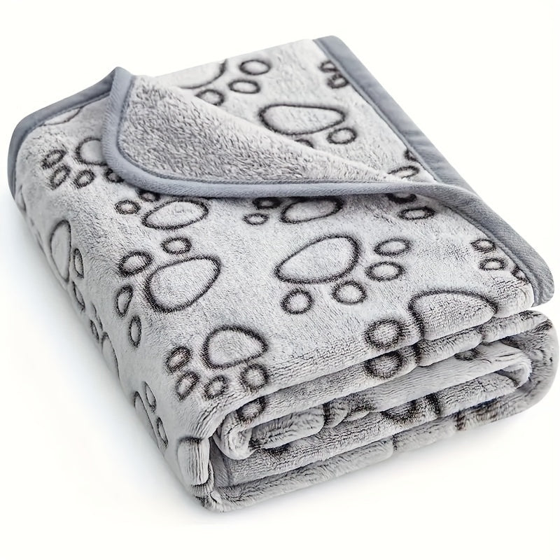 Couverture douce en flanelle pour chiens et chats, lavable en machine, plaid douillet en polyester pour petits, moyens, grands et très petits animaux, idéale pour canapé, lit ou cage
