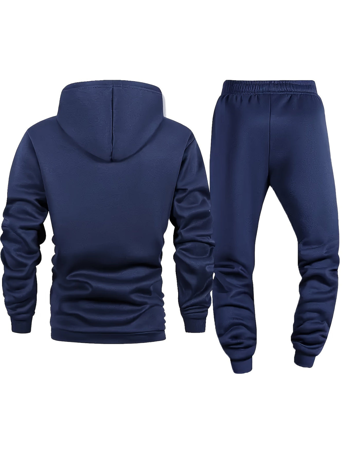 Ensemble de survêtement 6 pièces pour homme, sweat à capuche et pantalon de jogging - Vêtement de sport style urbain avec imprimé « City » pour le jogging, le fitness en extérieur et le quotidien, S-XXL