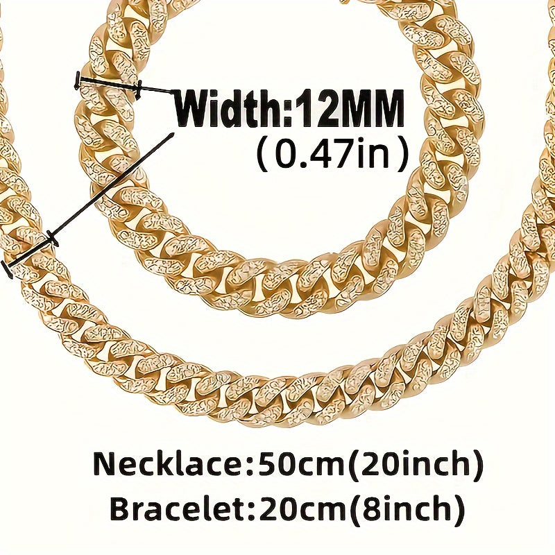 Ensemble cadeau pour homme : montre à quartz avec strass, collier et bracelet, 3 ou 4 pièces – Parure de bijoux avec collier croix pour homme, accessoire de fan de football, cadeau d'anniversaire ou de fêtes, argenté ou doré