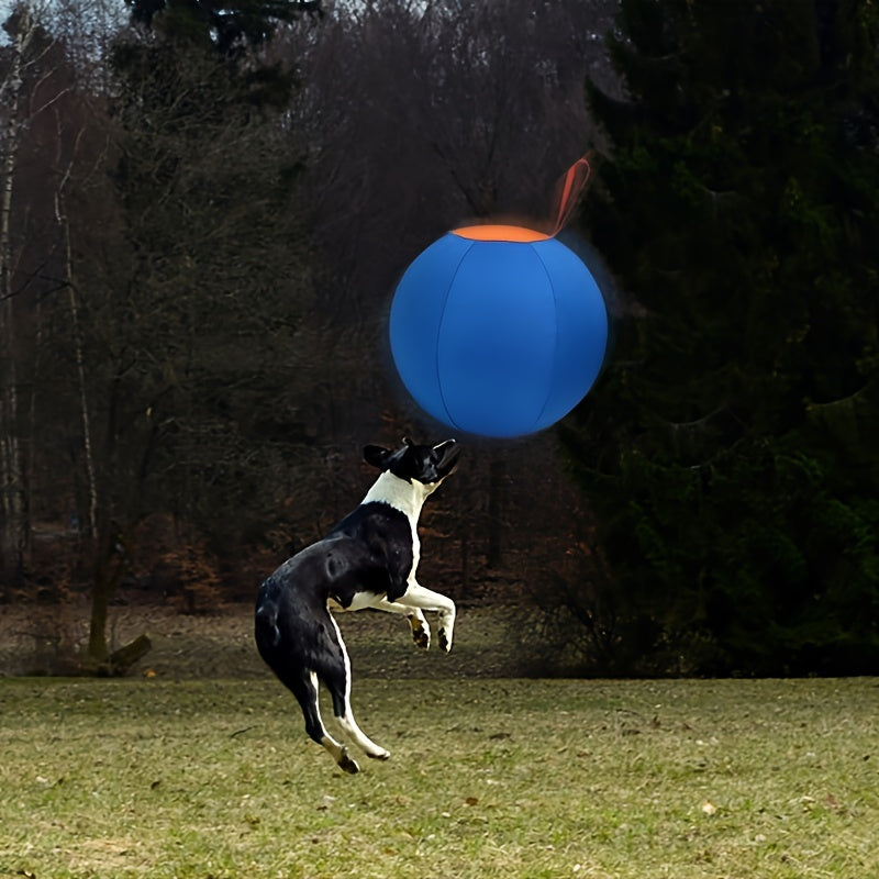 Grosse balle gonflable pour chien – Jouet interactif pour l'entraînement et le rassemblement, jouet d'exercice anti-ennui pour bouledogues, golden retrievers et bergers australiens, sans pile nécessaire