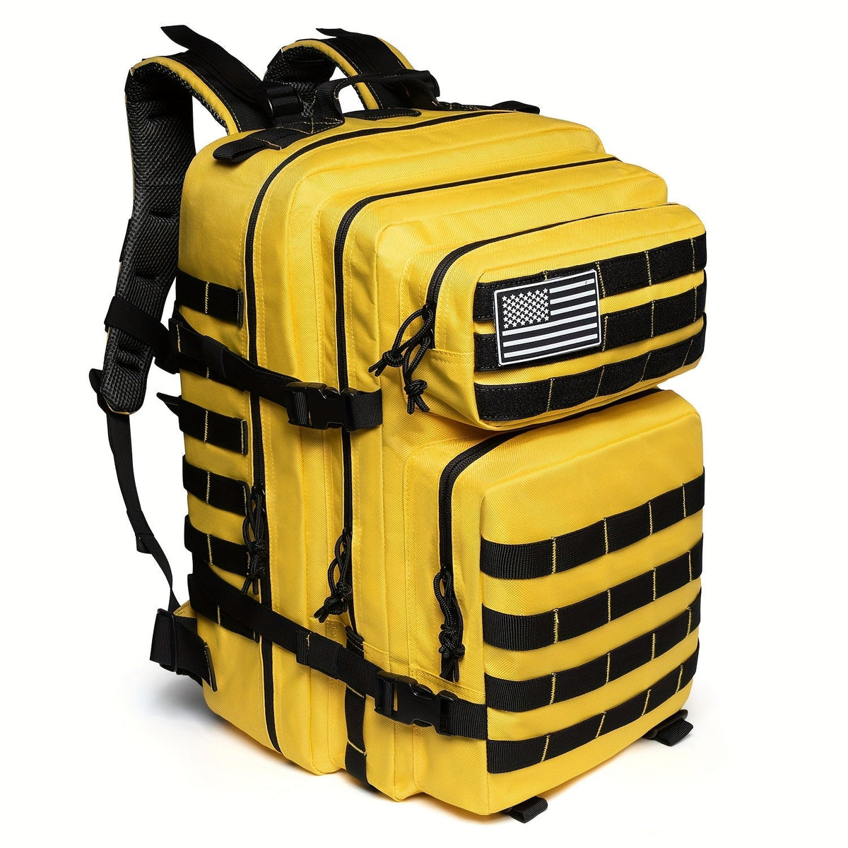 Sac à dos tactique 45 L pour hommes et femmes – Sac de randonnée, camping et voyage grande capacité, sac d'évacuation 3 jours pour le fitness et l'aventure en plein air, 13 coloris disponibles