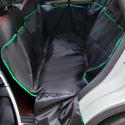 Tapis de siège auto pour animaux - Housse de protection anti-rayures et facile d'entretien pour siège arrière, protecteur imperméable et antidérapant pour chiens et chats, 3 couleurs : rose, vert, noir