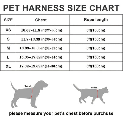 Harnais et laisse pour petits chiens et chiots - Harnais gilet respirant, réfléchissant, doux et léger anti-traction avec laisse assortie XS S M L XL