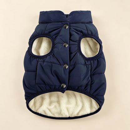 Gilet d'hiver épais et chaud pour grand chien, manteau pour temps froid, automne et hiver, veste coupe-vent rembourrée pour promenade en extérieur pour chiens de grande race