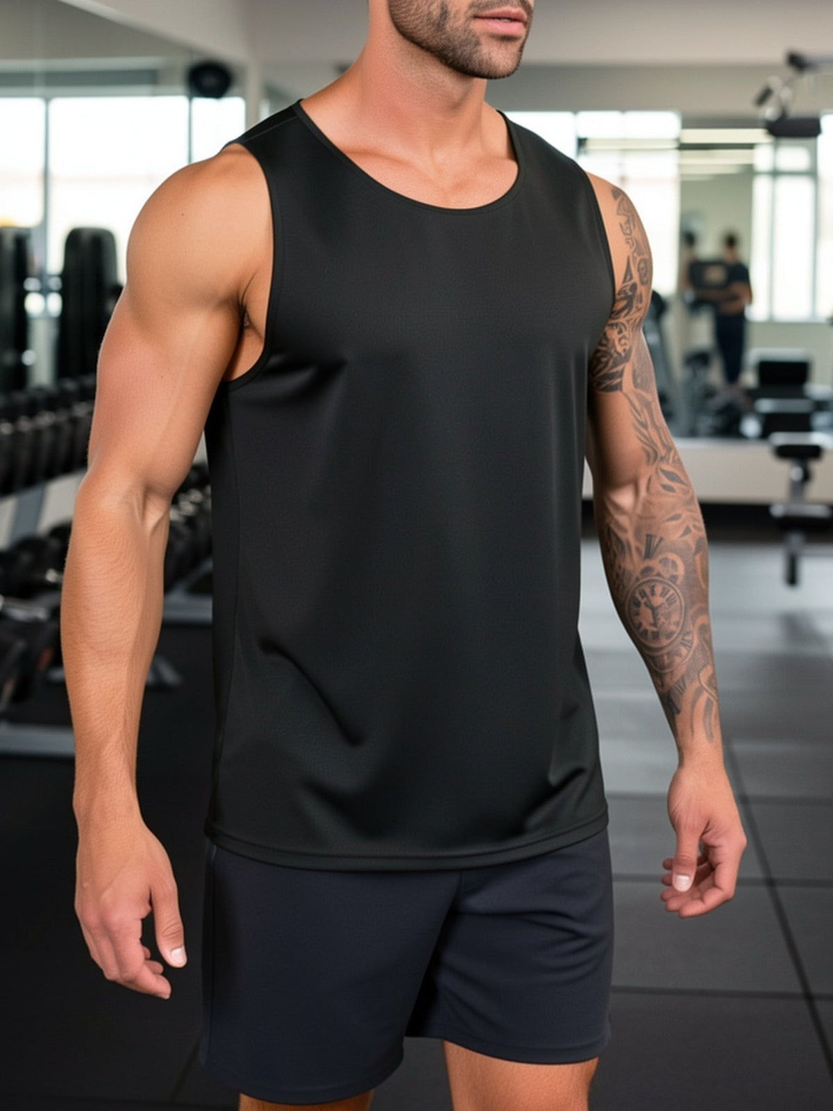 Lot de 6 débardeurs de sport à séchage rapide pour homme – Hauts sans manches respirants pour le fitness, le basket-ball, le football et la course à pied – Couleurs variées, tailles S à XXL