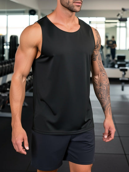 Lot de 6 débardeurs de sport à séchage rapide pour homme – Hauts sans manches respirants pour le fitness, le basket-ball, le football et la course à pied – Couleurs variées, tailles S à XXL