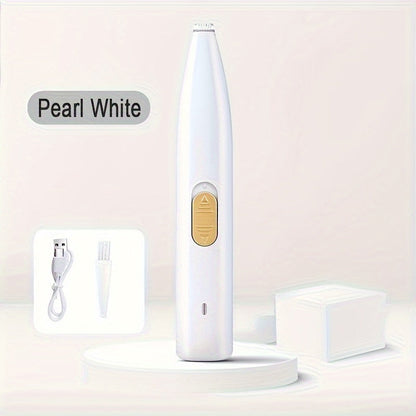 Professional Pet Paw Pad Hair Trimmer USB Rechargeable - Electric Grooming Clipper for Dog & Cat Paw Hair Removal, Precision Between-Toes Trimmer for Clean Paw Pads, Cordless & Quiet, 4 Colors