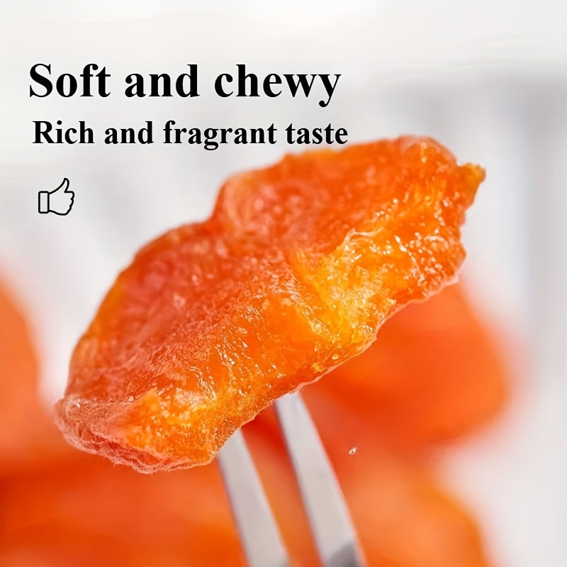 Lot de 3 sachets d'abricots secs, en-cas aux fruits tropicaux naturels, collation saine et sucrée pour les fêtes, les cadeaux et les voyages