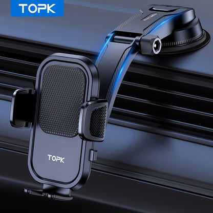 Support téléphone voiture pour tableau de bord et grille d'aération | Ajustable à 360°, forte adhérence, grande stabilité – Compatibilité universelle pour tous smartphones, iPhone, Samsung, Android – Style A, B et fixation aération