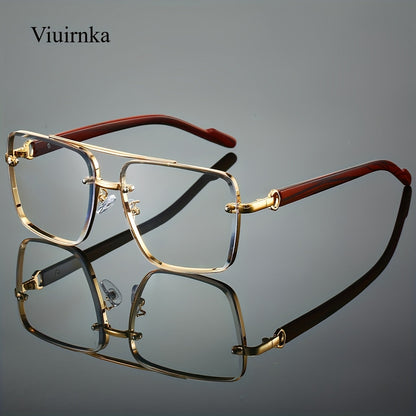 Lunettes de soleil rétro carrées effet bois pour hommes et femmes – Verres dégradés AC anti-UV400, monture légère en polycarbonate, 7 coloris au choix, lunettes de style urbain vintage pour la conduite, les voyages et le quotidien