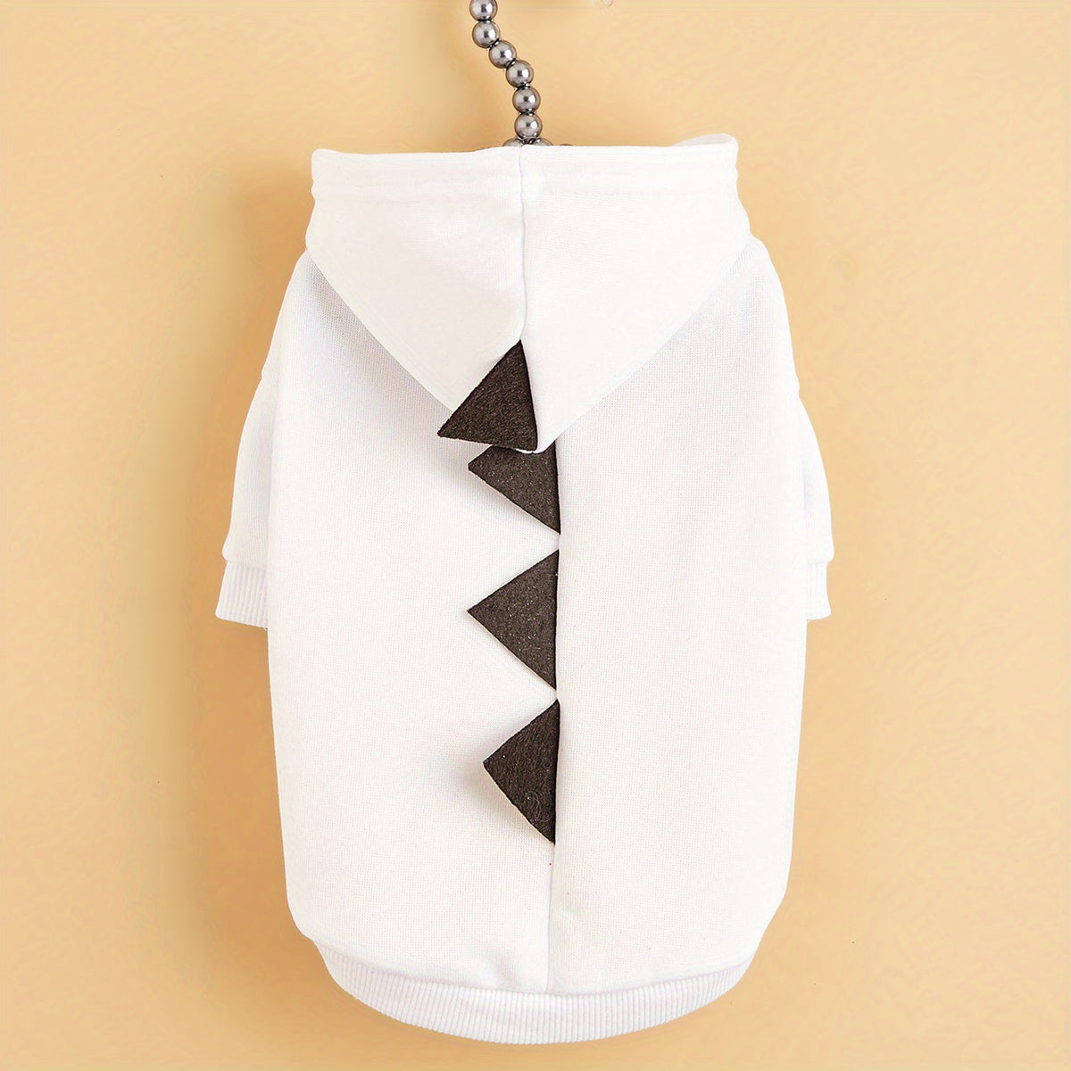 Sweat-shirt costume de dinosaure pour chiens et chats - Costume rigolo à capuche pour animaux avec épines de dino, tenue de cosplay douce et chaude pour Halloween pour petits et moyens animaux