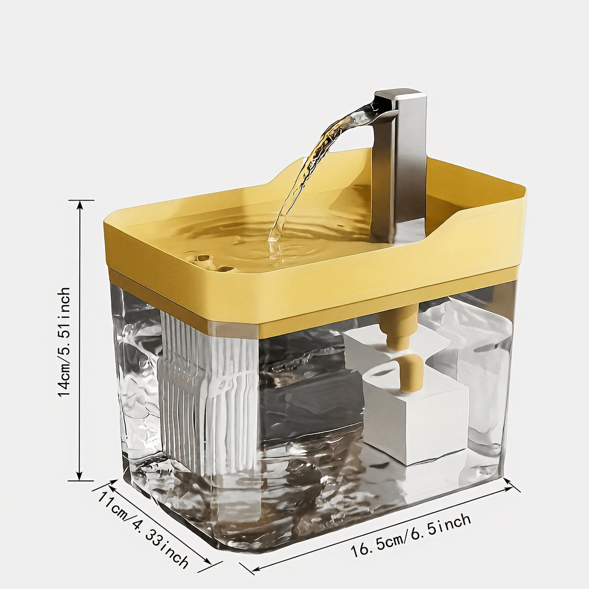 Fontaine à eau automatique pour animaux, abreuvoir à recirculation pour chats et chiens, ultra-silencieux, alimenté par USB, niveau d'eau visible, facile à nettoyer, aucune pile requise