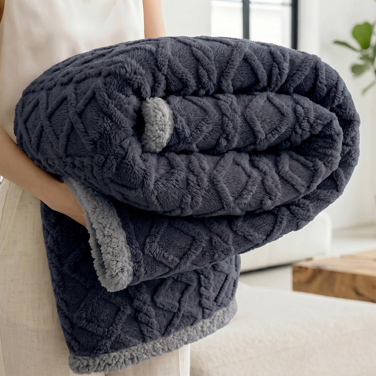 Couverture imperméable pour animaux, jeté réversible en polaire Sherpa, protège-canapé et lit pour chiens et chats, lavable en machine, tailles S, M, L, XL, gris clair, kaki, beige, gris foncé