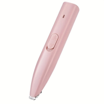 Pet Electric Hair Clipper for Dogs & Cats – Quiet Cordless Underfoot Paw Trimmer for Small Medium Large Breeds, USB Rechargeable Low Noise Grooming Kit