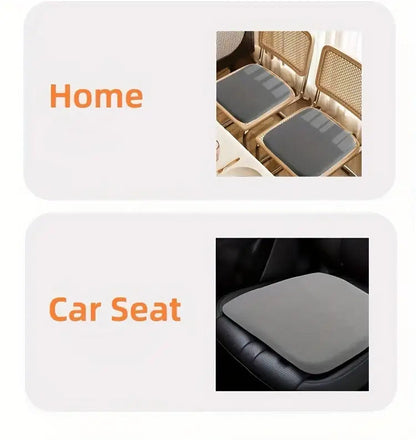 Coussin de siège ergonomique extra large, 39,9 cm, mousse polyuréthane haute densité, base antidérapante, housse lavable et respirante pour chaise de bureau et siège de voiture – Soutien prolongé de l'assise