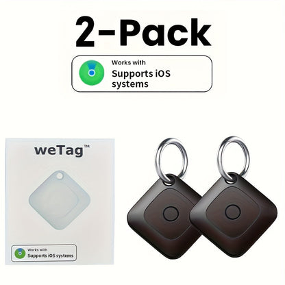 Traceur d'objets intelligent Bluetooth WeTag, mini localisateur GPS 1,43" pour clés, portefeuille, bagages, voiture, sacs – Alarme à haut décibel, contrôle par application – Pack de 1/2/4/8 – Cadeau pour voyageurs