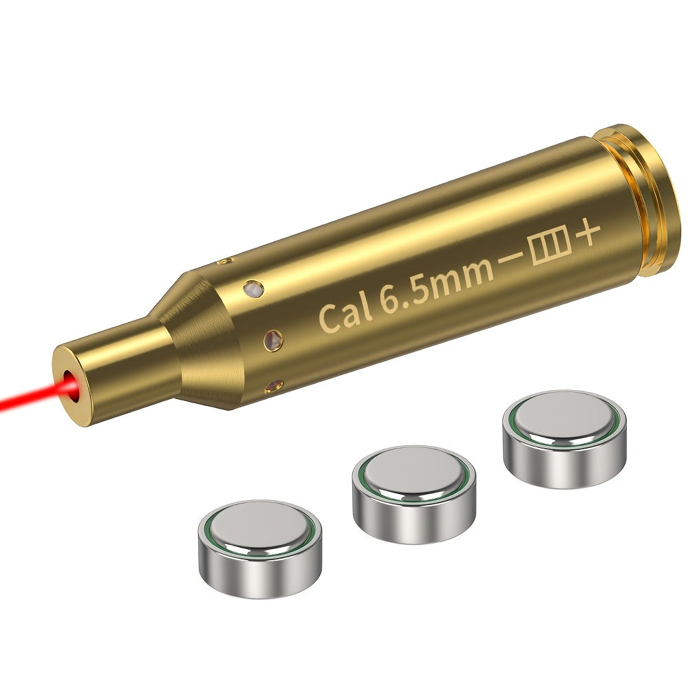 Kit de réglage laser multi-calibres pour 9mm, 45ACP, 223REM, 308WIN, 380ACP, 38SPL, 12GA – Appareil de réglage laser rouge haute précision pour fusils et pistolets, installation facile, inclut 2 jeux de piles