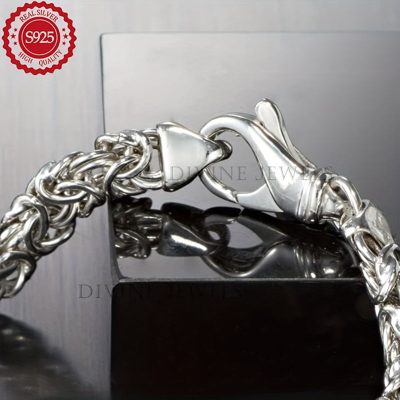 Bracelet tennis pour femme en argent sterling 925 – Design élégant à maillons continus en or et argent, coffret cadeau inclus, parfait pour la fête des Mères, la Saint-Valentin et les cadeaux d'anniversaire