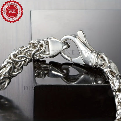 Bracelet tennis pour femme en argent sterling 925 – Design élégant à maillons continus en or et argent, coffret cadeau inclus, parfait pour la fête des Mères, la Saint-Valentin et les cadeaux d'anniversaire