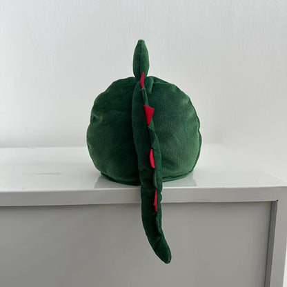 Costume de chapeau dinosaure pour chat - Coiffe de dinosaure dessin animé amusante et mignonne pour chats et petits chiens, costume doux à enfiler pour animal de compagnie, parfait pour les photos, les vacances et Halloween, cadeau adorable pour chat