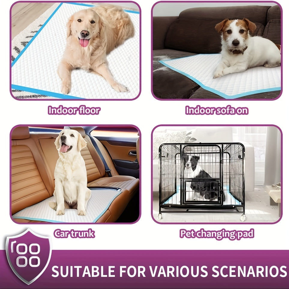 XL Dog Pee Pads 28x34 Inch Extra Large Premium Disposable Dog Training Pads Super Absorbent Leak-Proof Multi-Layer Design for Puppies Dogs and Incontinence Use