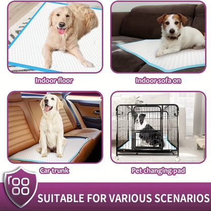 XL Dog Pee Pads 28x34 Inch Extra Large Premium Disposable Dog Training Pads Super Absorbent Leak-Proof Multi-Layer Design for Puppies Dogs and Incontinence Use