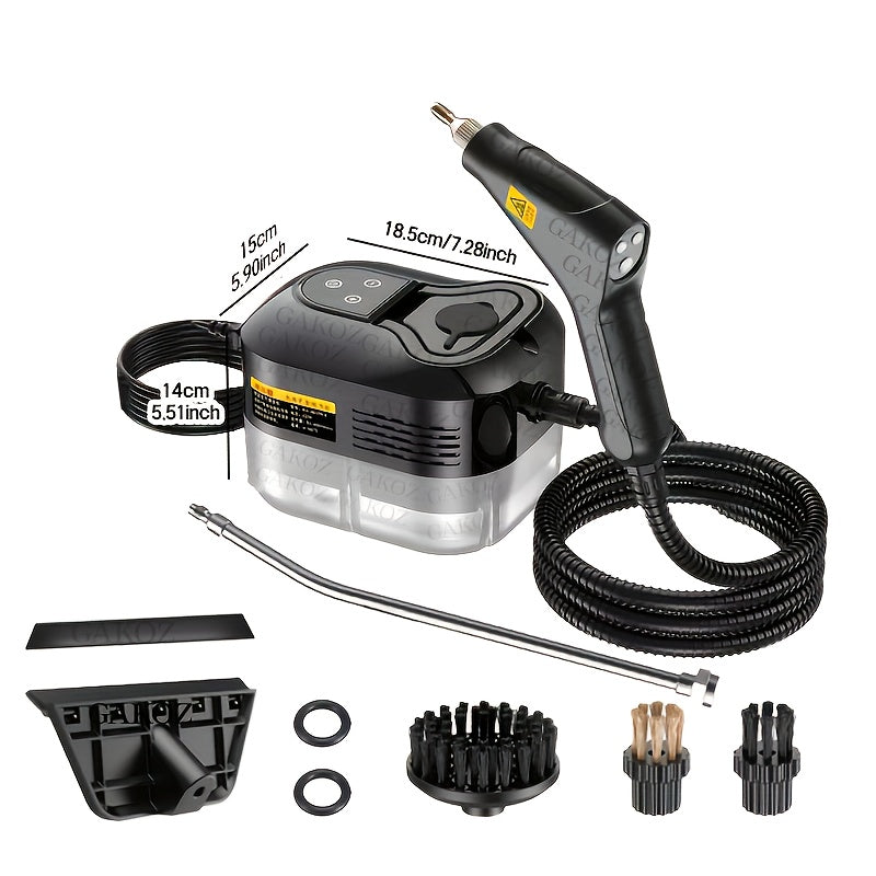 Nettoyeur vapeur portatif avec ensemble d’accessoires de 35 pièces, haute pression, portable, nettoyage en profondeur sans produits chimiques – Graisse de cuisine, canapé, climatiseur, carrelage, intérieur de voiture, lave-linge, 6 couleurs