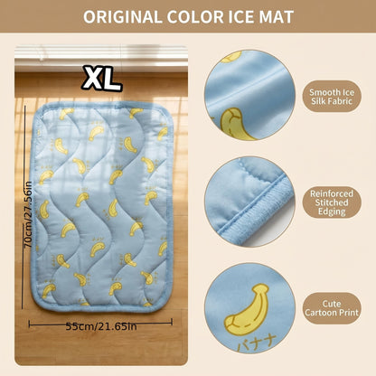 Tapis rafraîchissant pour animaux – Coussin réfrigérant antidérapant et résistant aux morsures pour chiens et chats, tapis en gel auto-rafraîchissant activé par la pression pour l'intérieur et l'extérieur, maintient les animaux au frais par temps chaud