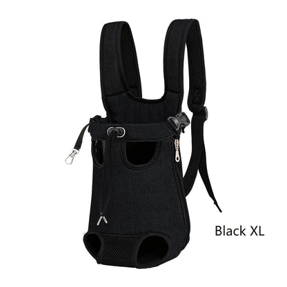 Hands-Free Pet Backpack Carrier for Cats & Small Dogs – Breathable Mesh Harness with Adjustable Shoulder Straps, Outdoor Travel Bag for Hiking, Cycling & Park Walks, Perfect Halloween & Christmas Gift