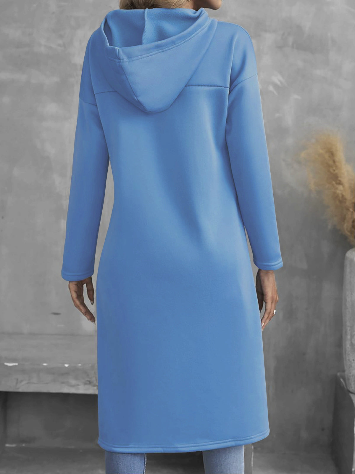 Sweat-shirt à capuche pour femme, coupe asymétrique, manches longues, cordon de serrage, couleur unie, haut à capuche décontracté, rouge, noir, bleu, gris, jaune, S-XXL