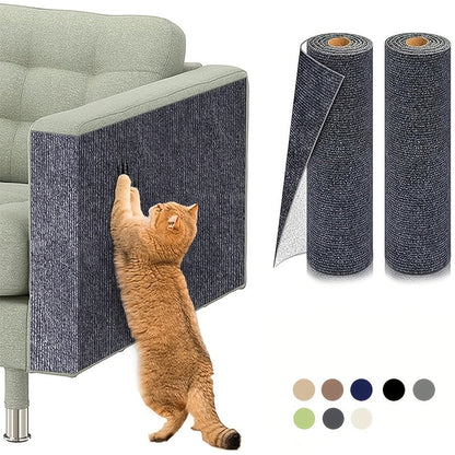 Protecteurs de meubles anti-griffes pour chat auto-adhésifs - Protections découpables pour canapé et mur, dispositifs de dissuasion durables contre les griffades de chat pour canapé, chaise, cadre de porte